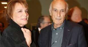 Σπάνια εμφάνιση της Μπέτυς Αρβανίτη με τον σύζυγό της