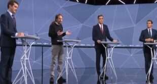 Ανέβηκαν οι τόνοι στο debate των πολιτικών αρχηγών στην Ισπανία