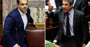 Τσίπρας σε Λοβέρδο: Είστε δεκανίκια της δεξιάς, κάτσε κάτω επιτέλους