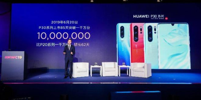 Η σειρά Huawei P30 σπάει όλα τα ρεκόρ και έφτασε τα 10 εκατομμύρια πωλήσεις σε ελάχιστο χρόνο