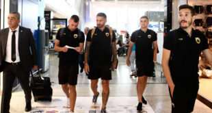 Αναχώρησε για Κραϊόβα η ΑΕΚ