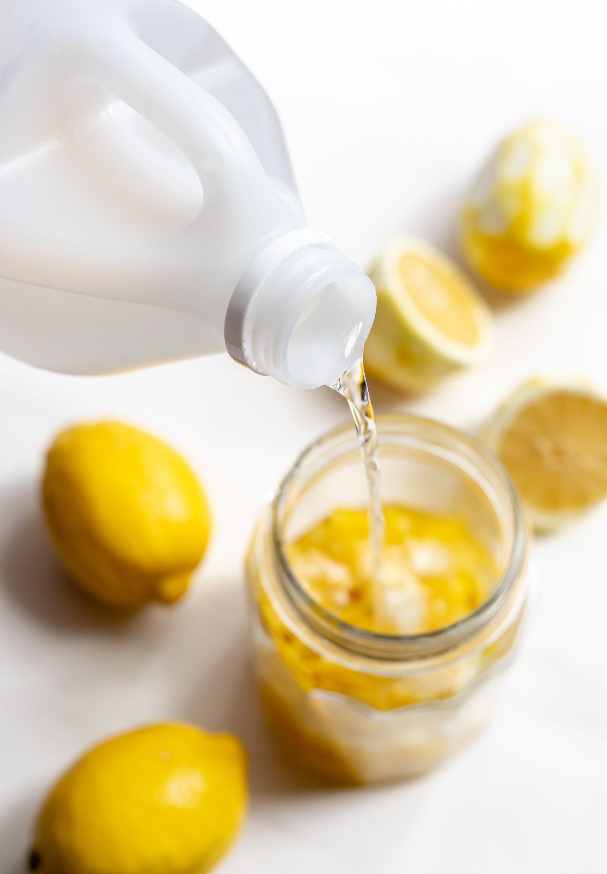 homemade lemon vinegar cleaner 3