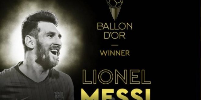 Χρυσή Μπάλα 2019: Νικητής για έκτη φορά ο Λιονέλ Μέσι