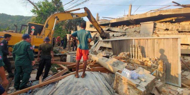 Δέκα νεκροί από κατάρρευση κτιρίου στην Καμπότζη