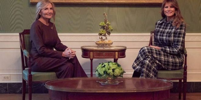 Η Μαρέβα Μητσοτάκη ευχαριστεί τη First Lady Melania Trump με μια ανάρτηση στο Instagram