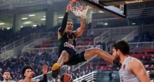 Euroleague: Με 100άρα νίκησε την Βιλερμπάν ο Παναθηναϊκός
