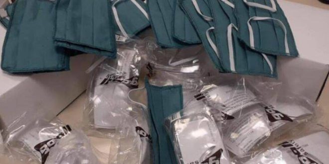 Οπαδοί του ΠΑΟΚ προσφέρουν υγειονομικό υλικό σε νοσοκομείο της Καβάλας