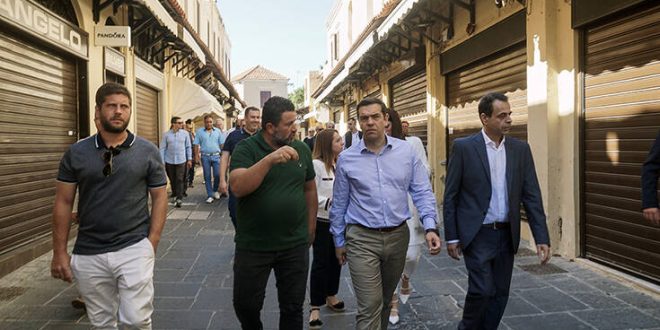 Ρόδος: Τις προτάσεις του ΣΥΡΙΖΑ για την ενίσχυση των επιχειρήσεων παρουσίασε ο Αλέξης Τσίπρας