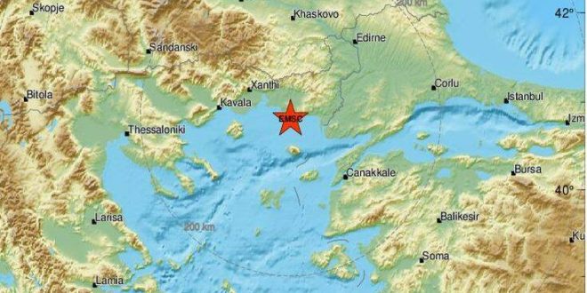 Σεισμός τώρα δυτικά της Αλεξανδρούπολης