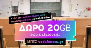 20GB από το CU για τις Πανελλήνιες