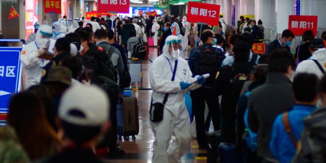 Οκτώ «εισαγόμενα» κρούσματα μόλυνσης από τον κορονοϊό σε 24 ώρες στην Κίνα
