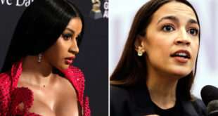 Η Cardi B θέλει την Αλεξάντρια Οκάζιο Κορτέζ Πρόεδρο των ΗΠΑ