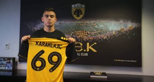 Παίκτης της ΑΕΚ μέχρι το 2025 ο Καρακλάιτς