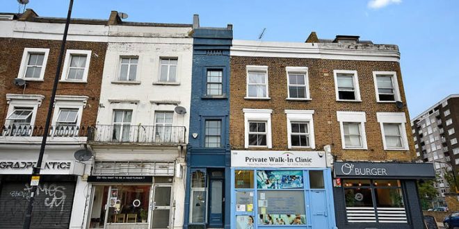 Πωλείται το πιο στενό σπίτι στο Λονδίνο και δεν είναι καθόλου φτηνό