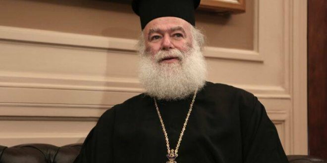 Έκκληση για ειρήνη στη Μεσόγειο απευθύνει ο Πατριάρχης Αλεξανδρείας Θεόδωρος