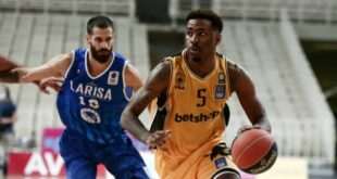 Basket League: Η ΑΕΚ νίκησε 87-68 επί της Λάρισας