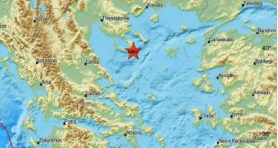 Σεισμός τώρα νότια της Χαλκιδικής