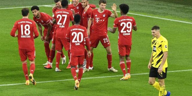 Bundesliga: «Τρένο» η Μπάγερν, νίκησε με 3-2 την Ντόρτμουντ εκτός έδρας