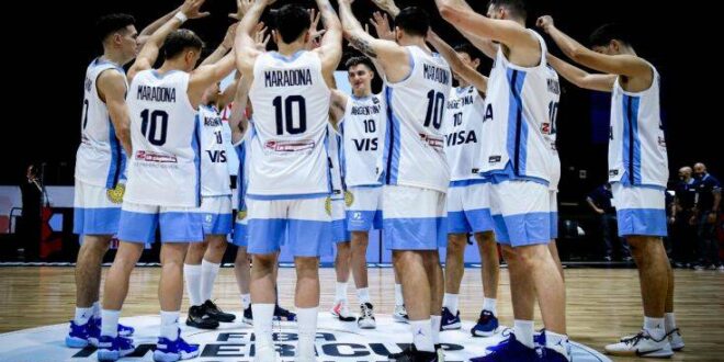 Η Εθνική μπάσκετ της Αργεντινής τίμησε τον Ντιέγκο