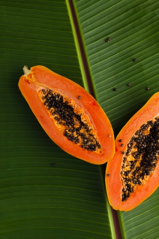maska prosopou me papaya