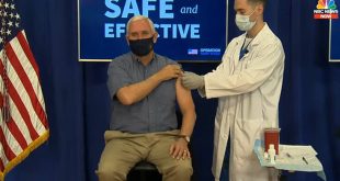 ΗΠΑ: Εμβολιάστηκε σε ζωντανή μετάδοση ο απερχόμενος αντιπρόεδρος Μάικ Πενς
