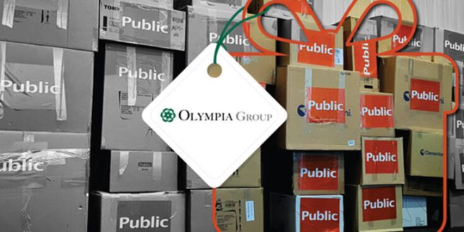 Ο Όμιλος Olympia δίπλα στα παιδιά των Κέντρων Κοινωνικής Πρόνοιας με δώρα από το Public
