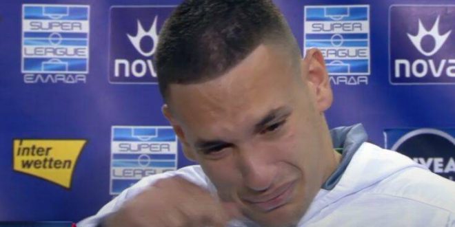 Παναθηναϊκός: Ο Εμμανουηλίδης αφιέρωσε το γκολ στη μητέρα του και ξέσπασε σε κλάματα
