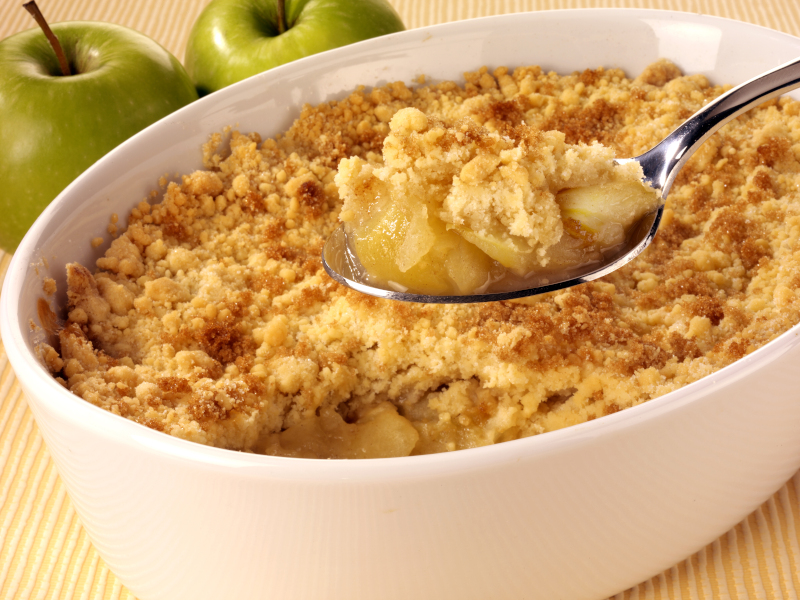 Crumble μήλου