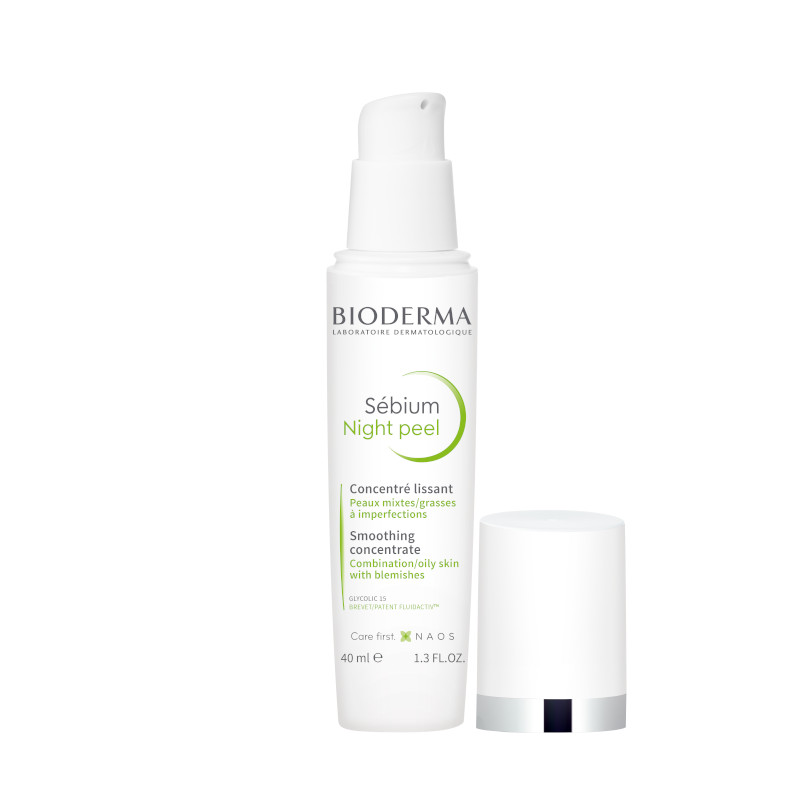 BIODERMA SEBIUM NIGHT PEEL SMOOTHING CONCENTRATE