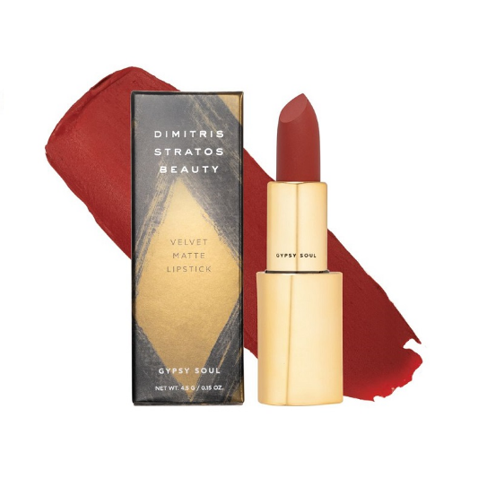 DIMITRIS STRATOS BEAUTY VELVET MATTE LIPSTICK ΣΤΗΝ ΑΠΟΧΡΩΣΗ GYPSY SOUL