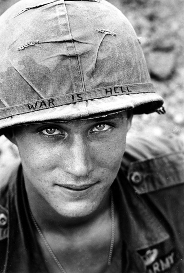 The unknown soldier in Vietnam 1965. War is hell