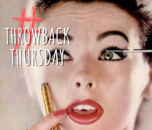 Throwback Thursday automatic mascara
